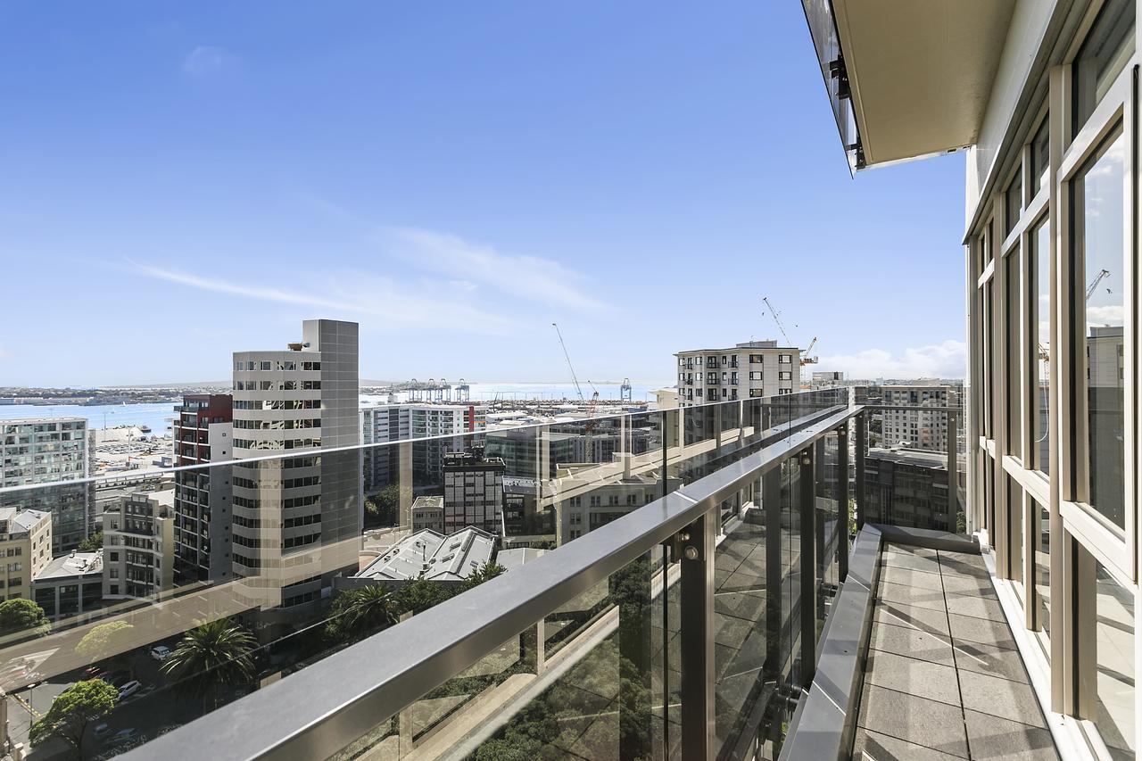 Central 12Th Floor Apt With City & Harbour Views Auckland Exterior foto